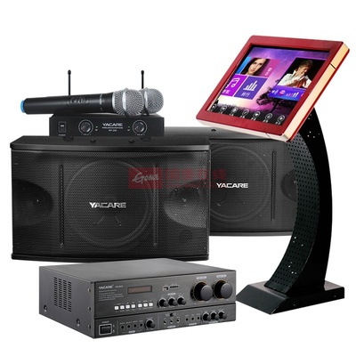 【雅橋Y1影院】雅橋(YACARE)Y1家庭ktv點(diǎn)歌音響套裝 KTV 點(diǎn)歌機(jī) 家庭KTV功放音響套裝(紅色 落地款)圖片展示-國(guó)美在線雅樂(lè)購(gòu)影音旗艦店